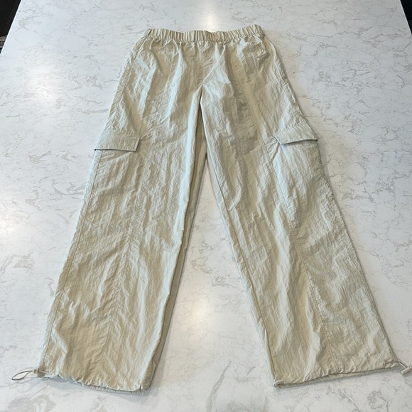 Anthropologie Wilo the Label Parachute Cargo Pants in Athletic Clay Size Small - Picture 14 of 14
